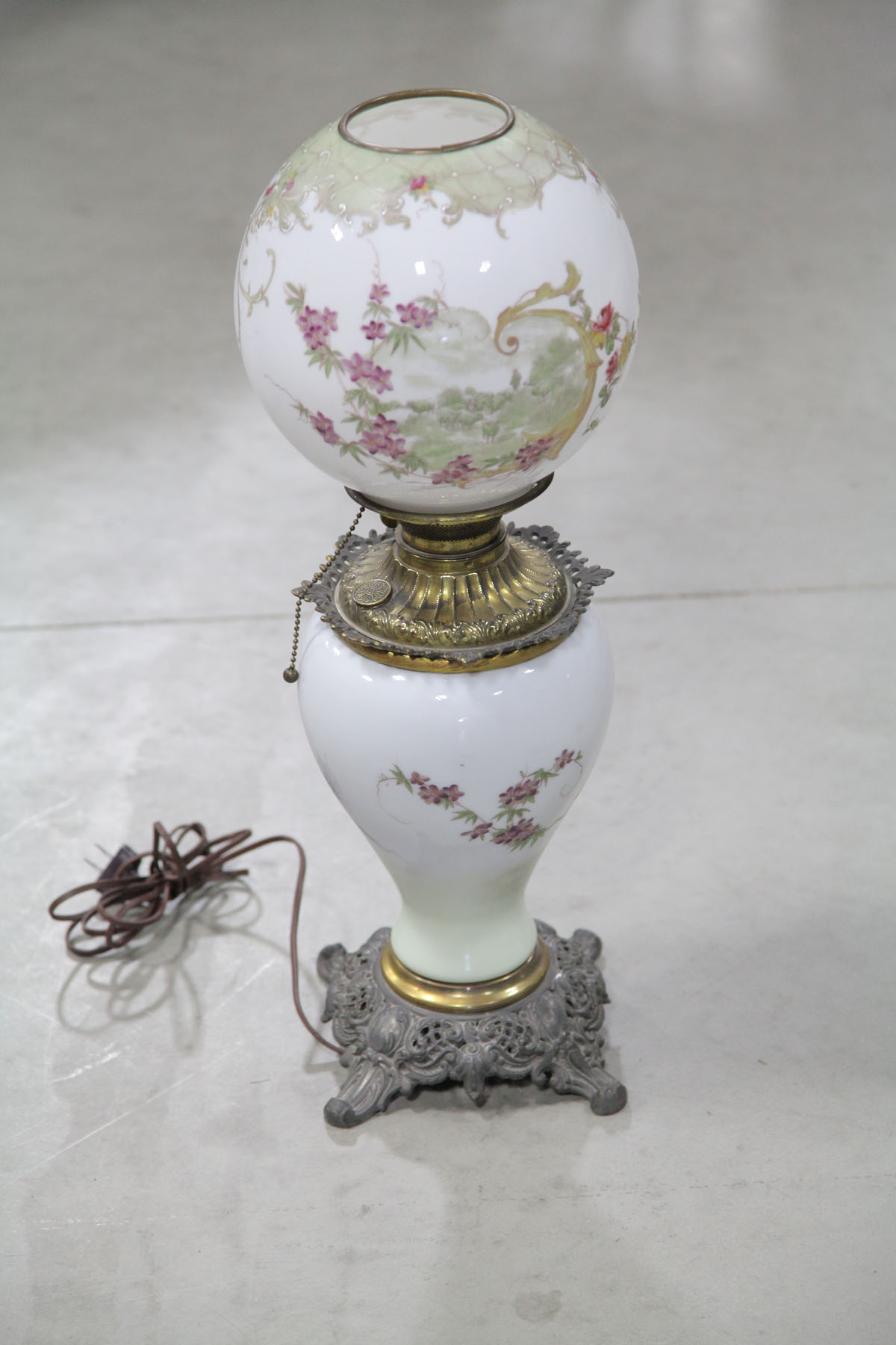 GONE-WITH-THE-WIND LAMP.  American