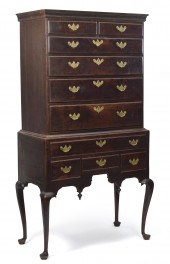 GOOD 18TH C. NEW ENGLAND TWO P