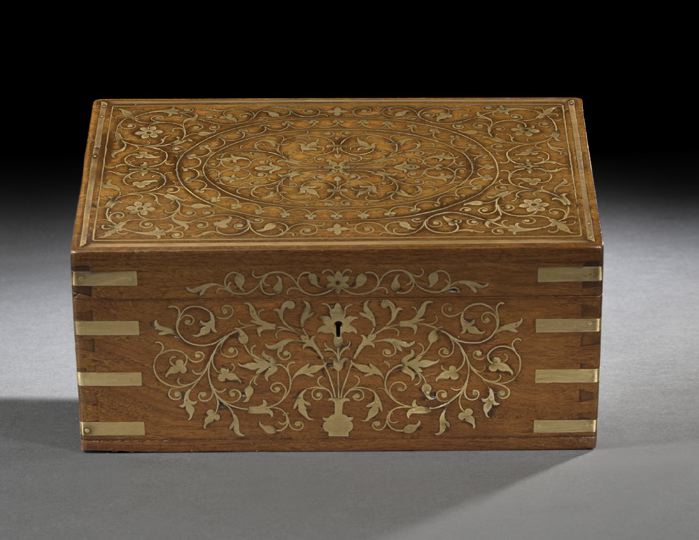 Good Anglo-Indian Mahogany Desk