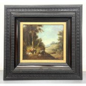 Good Antique Oil Painting in G