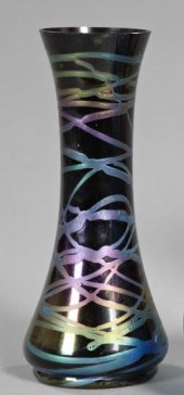 Good Art Nouveau Purple and Gr
