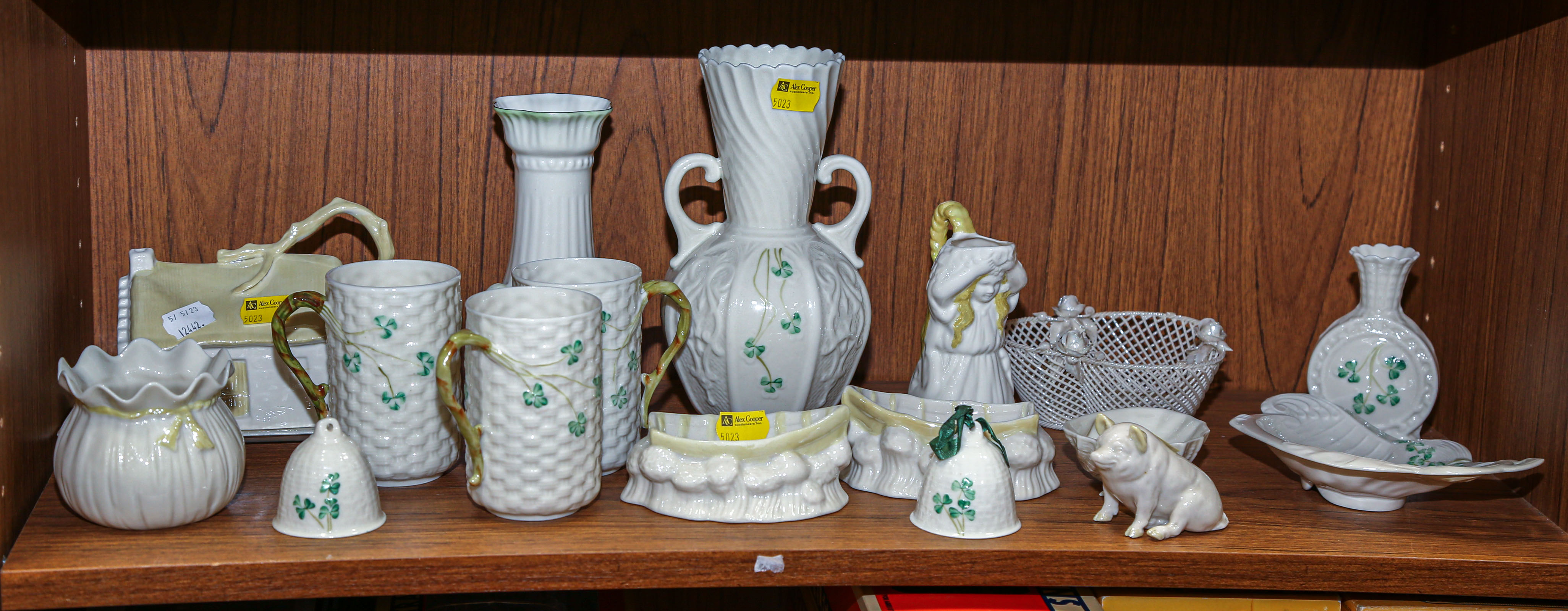 GOOD ASSORTMENT OF BELLEEK