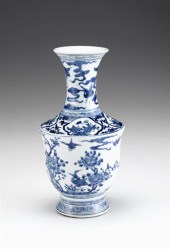 Good Chinese blue and white po
