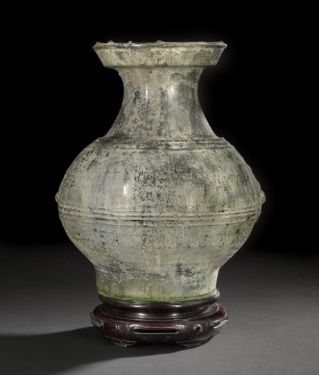 Good Chinese Green-Glazed Hu