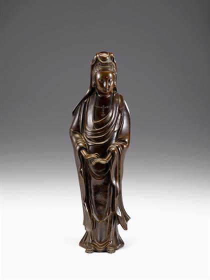 Good Chinese silver inlaid bronze