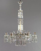 Good Edwardian Cut Glass Tiere