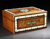 Good English Burlwood Jewel Ca