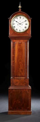 Good English Mahogany Long Cas