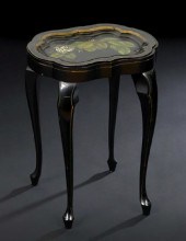 Good English Parcel-Gilt Black