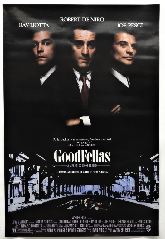 GOOD FELLAS 1990 DS ONE SHEET MOVIE