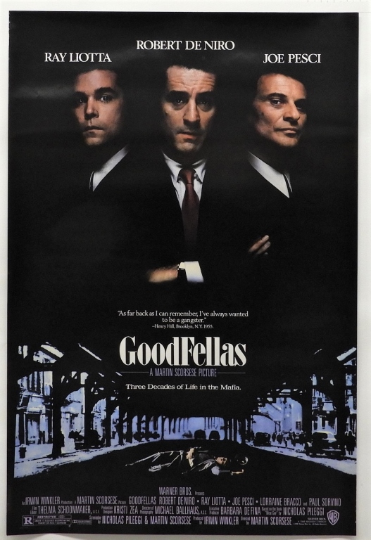 GOOD FELLAS 1990 DS ONE SHEET MOVIE