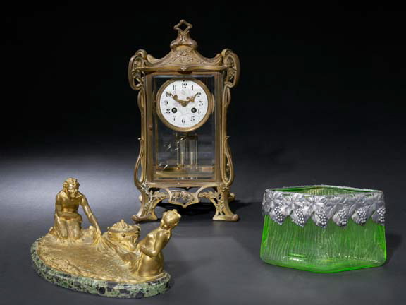 Good French Art Nouveau Gilt- and