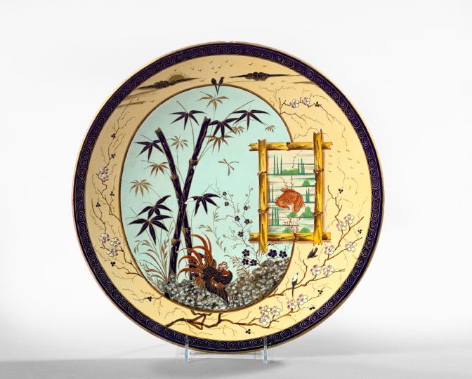 Good French Faience Plaque,  fourth