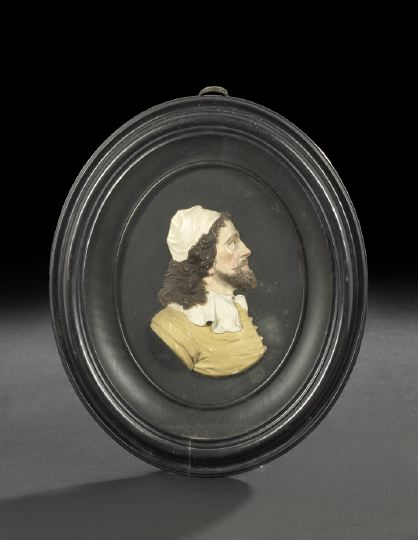 Good Georgian Oval Polychromed