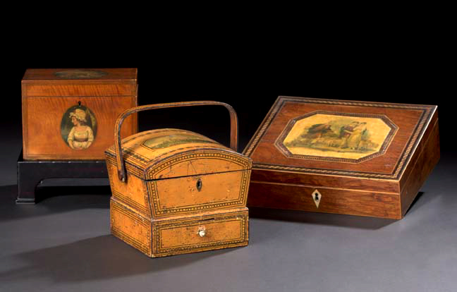 Good Georgian Polychromed and