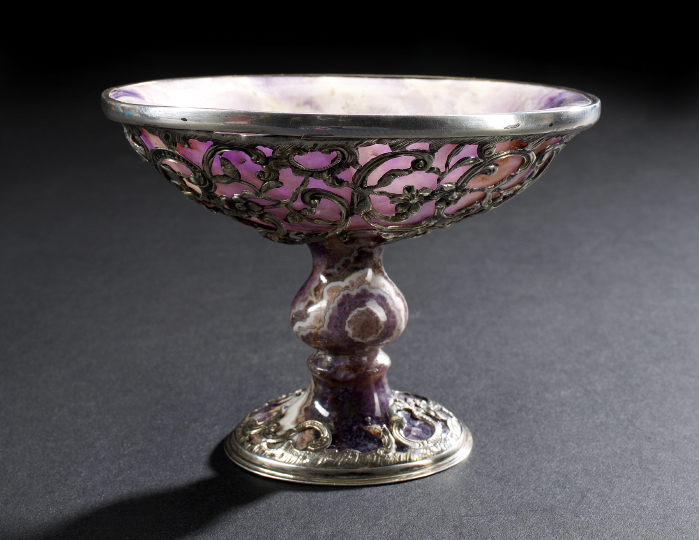 Good German Silver-Mounted Carved