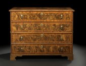 Good German Walnut and Burl Wo