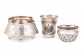 GOOD GROUP OF ANTIQUE SILVER T