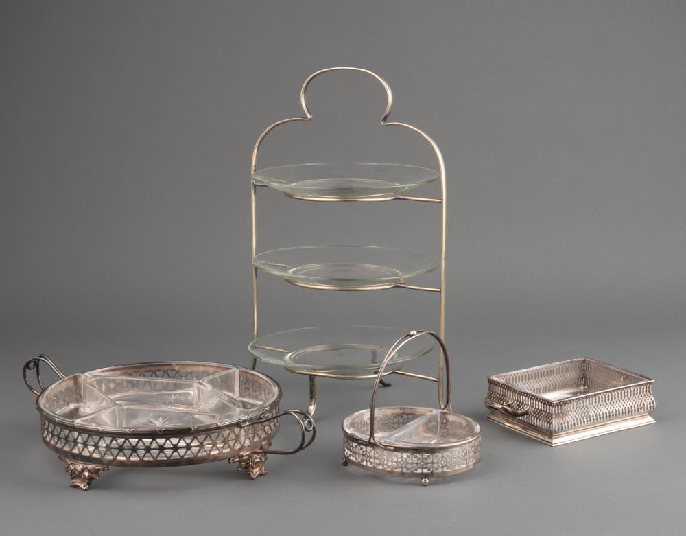 GOOD GROUP OF CRYSTAL SERVING