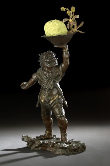 Good Japanese Cast Bronze Figure of
