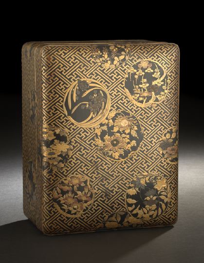 Good Japanese Lacquer Storage Box,