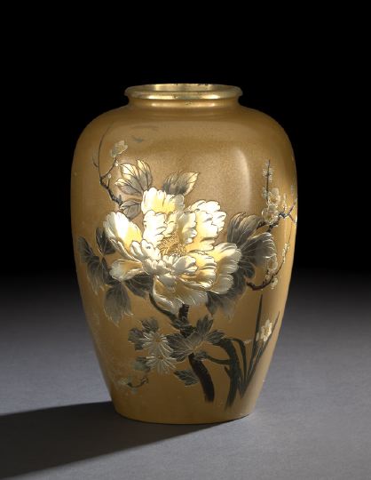 Good Japanese Multi-Metal Vase, 