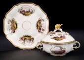 Good, Large Meissen Basket-Wea