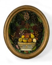 Good, Large Oval Giltwood Shad
