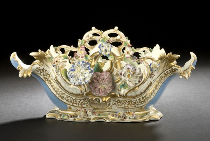 Good, Large Paris Porcelain Basket,