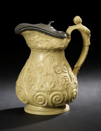 Good, Large Pewter-Mounted