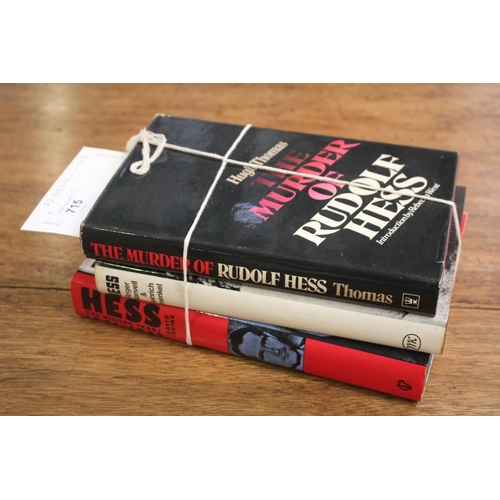 Good lot of 3 books: Hess The