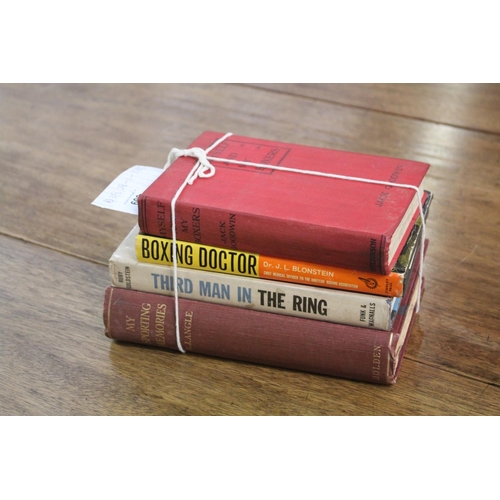 Good lot of 4 boxing books. More