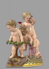 Good Meissen Porcelain Figural