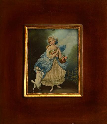 GOOD MINIATURE ON IVORY OF YOUNG