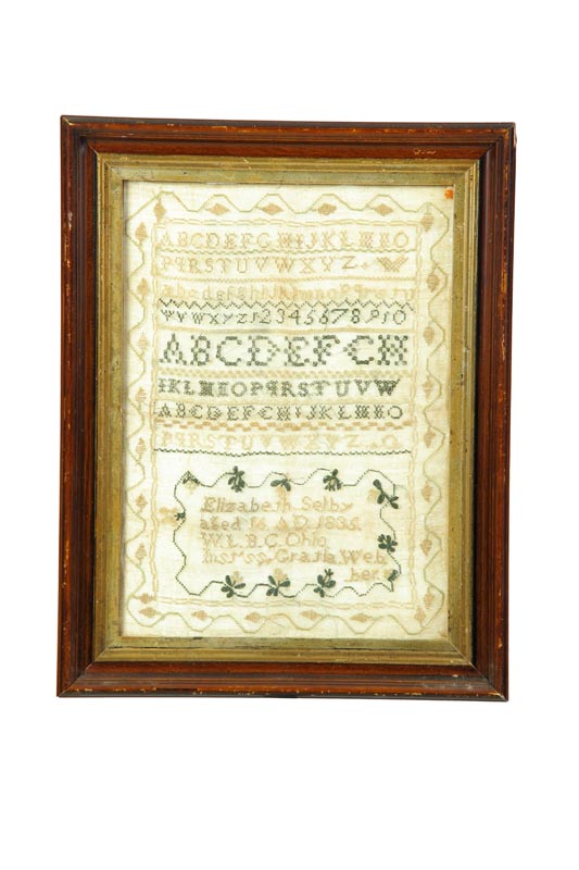 GOOD OHIO SAMPLER.  Elizabeth Selby