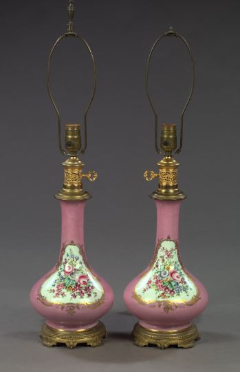 Good Pair of Brass-Mounted Mulberry