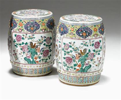 Good pair of Chinese enameled