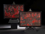 Good Pair of Chinese Framed La
