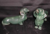 Good Pair of Patinated Bronze