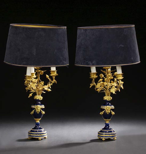 Good Pair of Sevres-Style