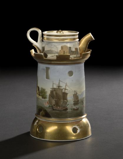Good Paris Porcelain Veilleuse, 