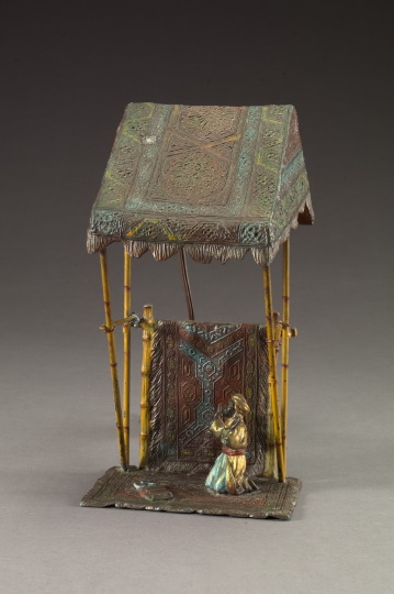 Good Polychromed Vienna \"Bronze