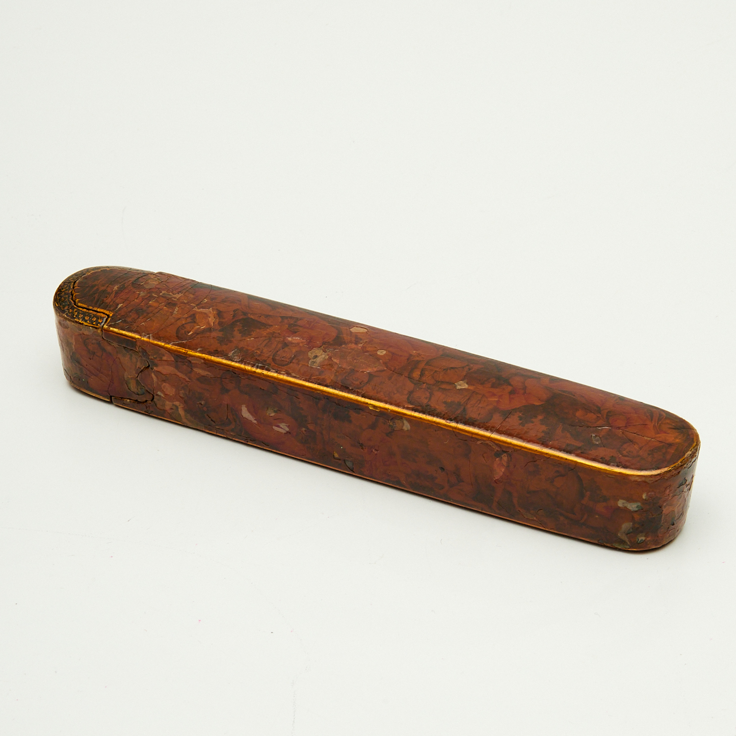 GOOD QAJAR EROTIC-THEMED LACQUER