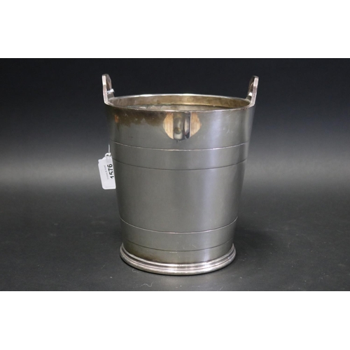 Good quality silver plate twin