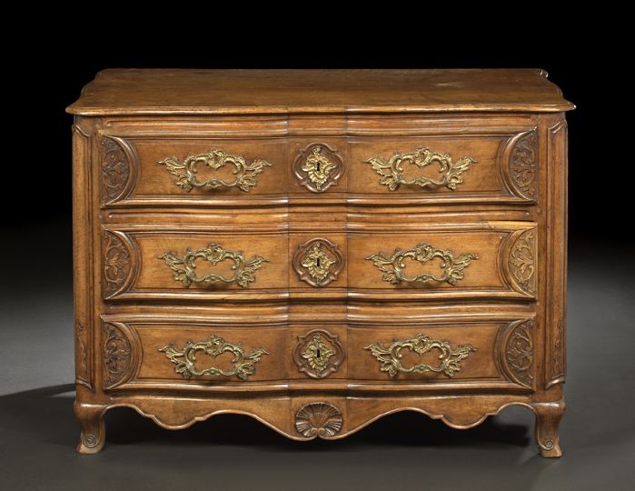Good Regence-Style Carved Walnut