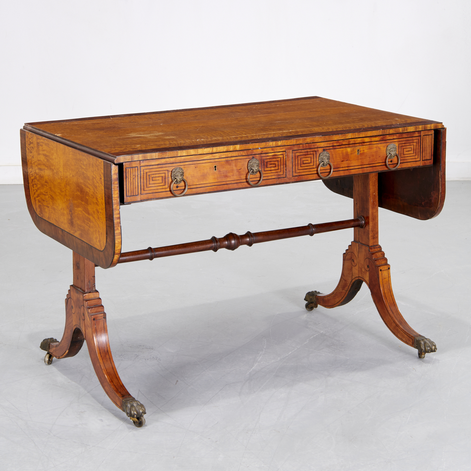 GOOD REGENCY EBONY INLAID SATINWOOD