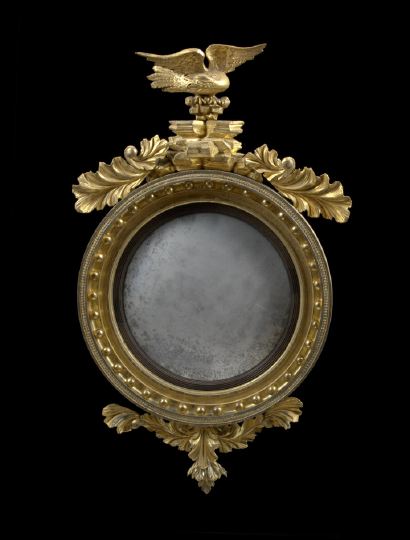 Good Regency Giltwood Convex