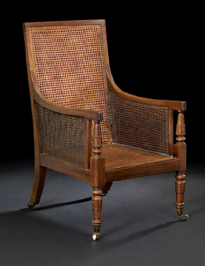 Good Regency Mahogany and Cane