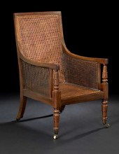 Good Regency Mahogany and Cane