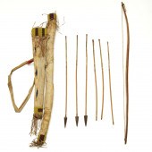 GOOD SIOUX BEADED BOWCASE, QUI